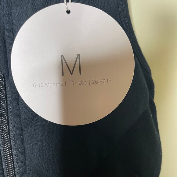 New Dreamland Dream heavy Sleep Sack in Black Sz M medium 6-12M - Picture 5 of 8